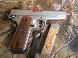 RUGER
SR1911
STAINLESS
STEEL
45
A.C.P.
2-8+1 RD. MAGAZINES, HARDWOOD
GRIPS,
FACTORY
NEW
IN
BOX - 14 of 25