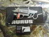 TAURUS
JUDGE,
STAINLESS
STEEL,
45 LONG / 410,
3.0" BARREL,
CRIMSON
TRACE
LASER,
LEATHER
HOLSTER,
ALL
FACTORY
NEW
IN
BOX - 2 of 25