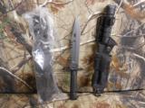 BAYONET
S&W
M - 9
AR - 15
OR
M - 16,
WITH
SCABBARD, SHARPPENING
STONE,
FIXED
BLADE,
WIRE
CUTTER,
EASY
ON
OFF
BELT,
- 10 of 14