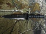 BAYONET
S&W
M - 9
AR - 15
OR
M - 16,
WITH
SCABBARD, SHARPPENING
STONE,
FIXED
BLADE,
WIRE
CUTTER,
EASY
ON
OFF
BELT,
- 5 of 14