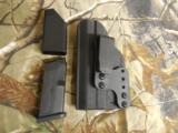 GLOCK
G - 43
9 - MM
WITH
CRIMSON
TACE
LASER,
BLADE - TECH
HOLSTER,
FREE
BATTERIES
FOR
LIFE,
ALL
FACTORY
NEW
IN
BOX - 13 of 25