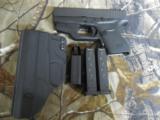 GLOCK
G - 43
9 - MM
WITH
CRIMSON
TACE
LASER,
BLADE - TECH
HOLSTER,
FREE
BATTERIES
FOR
LIFE,
ALL
FACTORY
NEW
IN
BOX - 21 of 25