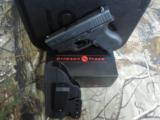GLOCK
G - 43
9 - MM
WITH
CRIMSON
TACE
LASER,
BLADE - TECH
HOLSTER,
FREE
BATTERIES
FOR
LIFE,
ALL
FACTORY
NEW
IN
BOX - 19 of 25