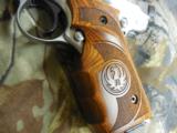 RUGER
MARK
III
HUNTER, WITH
TARGET GRIPS
#10160,
6.8"
BARREL,
S / S,
2 - 10
ROUND
MAGAZINES,
FIBER
OPTIC
SIGHT, FACTORY NEW IN BO - 4 of 26