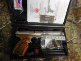 RUGER
MARK
III
HUNTER, WITH
TARGET GRIPS
#10160,
6.8"
BARREL,
S / S,
2 - 10
ROUND
MAGAZINES,
FIBER
OPTIC
SIGHT, FACTORY NEW IN BO - 2 of 26