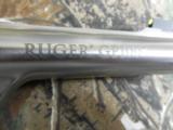 RUGER
GP - 100,
22
L. R.
REVOLVER
10
ROUND
CYLINDER.
S / S,
6 "
BARREL,
ADJUSTABLE
SIGHTS,
FIBER
OPTIC
FRONT
SIGHT,
NEW
IN - 3 of 25