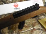 RUGER
10 / 22
M1 - CARBINE,
15
ROUND
MAG,
HARD
WOOD
STOCK,
ADJUSTABLE
SIGHTS,
SCOPE
BASE
ADAPTER
INCLUDED,
FACTORY
NEW
IN
BOX
- 6 of 25