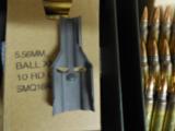 FEDERAL
420
ROUNDS
IN
AMMO
CAN,
223 Remington / 5.56 NATO,
55
GRAIN
AMMO,
F.M.J.
Muzzle Velocity: 3,240 F.P.S.
BRASS
CASSES,
NEW
AMMO - 8 of 20