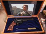 SMITH & WESSON,
DIRTY
HARRY,
MODLE
29,
44
MAGNUM,
COCOBOLO WOOD
GRIPS,
6.5"
BARREL, W
/ Wooden Display Case,
NEW IN BOX - 8 of 25