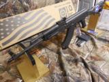 AK - 47,
INTER-ORDNANCE,
7.62 X 39,
TACTICAL
RIFLE,
BAYONET
LUG,
ADJUSTABLE
SIGHTS, COMES
WTIH
TWO 30 RD., MAGAZINES FACTORY, NEW
IN
BOX
- 7 of 26