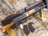 AK - 47, INTER-ORDNANCE, 7.62 X 39, TACTICALRIFLE, WOOD STOCK, BAYONETLUG, ADJ. SIGHTS, COMESWTIHTWO 30 RDMAGAZINES, FACTORYNEWINBOX- 1 of 26