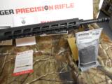 RUGER
PRECISION
308
WIN.
2-10-round Magpul PMAG Magazines,
Chrome-Lined Hammer-Forged.
Chrome Molley Barrel,
N.I.B.
BOX !!!! - 15 of 25