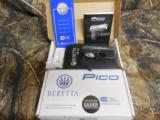 BERETTA
PICO
WITH
LIGHT,
380
A.C.P.,
TWO
MAGAZINES,
CARRING
CASE,
2.7"
BARREL,
INOX / BLACK,
FACTORY
NEW
IN
BOX !!!! - 1 of 24