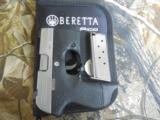 BERETTA
PICO
WITH
LIGHT,
380
A.C.P.,
TWO
MAGAZINES,
CARRING
CASE,
2.7"
BARREL,
INOX / BLACK,
FACTORY
NEW
IN
BOX !!!! - 6 of 24