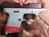 RUGER
LCPs
9-MM,
TURQUOISE CERAKOTE,
TALO,
#03262,
3.12" BARREL,
7+1 ROUND
MAGAZINE, 3-DOT ADJUSTABL
SIGHTS,
FACTORY
NEW
IN
BOX. - 5 of 24