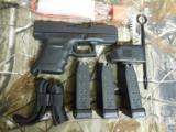 GLOCK
G-30S,
COMPACT
GENERATION
4,
45
ACP,
3 - 10
ROUND
MAGS,
FACTORY
NEW
BOX
&
****
RECEIVE
ONE
FREE
26
ROUND MAGAZINE - 3 of 17