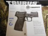 TAURUS
PT 111 GEN 2,
9-MM
WITH
LASER,
2- 12 ROUND
MAGAZINES,
COMBAT
SIGHTS.
3.3"
BARREL,
FACTROY
NEW
IN
BOX.. - 19 of 25