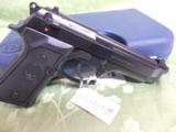 BERETTA
M-9,
4.9" BARREL,
3 - 15
ROUND
MAGAZINES,
3- DOT
CONFIGURATION
SIGHTS,
AMBIDEXTROUS
SAFETY,
FACTORY
NEW
IN
BOX - 11 of 18