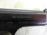 BERETTA
M-9,
4.9" BARREL,
3 - 15
ROUND
MAGAZINES,
3- DOT
CONFIGURATION
SIGHTS,
AMBIDEXTROUS
SAFETY,
FACTORY
NEW
IN
BOX - 4 of 18