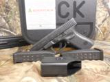GLOCKG-23PREOWNED,GREATSHAPE,40S&W,2-13ROUNDMAGAZINESNIGHTSIGHTS,HASCASE&PAPERWORK, - 13 of 23