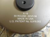 X- PRODUCTS,
50
ROUND
DRUM,
223/5.56, ALSO WORKS
WITH
300
BLACKOUTS,
FACTORY
NEW
IN
BOX - 4 of 22
