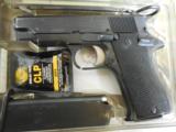 CI STAR,
BM PISTOL 9MM LUGER,
2-8 RD MAG. GOOD CONDITION,
WITH
ORIGINAL
CASE,
MANUAL
&
CLEANING
ROD..
- 2 of 24