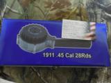 1911
45 A C P
28
ROUND
DRUM
FOR
YOUR
1911,
I
HAVE
ONE
OF
THESE
AND
IT
WORKES
GREAT
IN
MY
COLT
1911.
- 1 of 22
