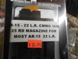 AR-15
22 L.R. CONVERSIONS,
25
ROUND
MAG.,
FOR
22 L.R.
AR-15
RIFLES
- 10 of 17