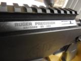 RUGER
PRECISION
RIMFIRE
.22 LR, 18" BARREL THREADED
MATTE,
15-SHOT,
BOLT
ACTION, PICATINNY SCOPE BASE,
FACTORY
NEW
IN
BOX!!!!!!!! - 13 of 25