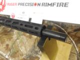 RUGER
PRECISION
RIMFIRE
.22 LR, 18" BARREL THREADED
MATTE,
15-SHOT,
BOLT
ACTION, PICATINNY SCOPE BASE,
FACTORY
NEW
IN
BOX!!!!!!!! - 7 of 25
