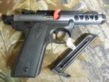 RUGER
MARK
IV, 22/45
LITE
22 L.R
#43918
4.4"
BARREL. BULL,
THREADED
DMD
GRAY
TWO
10
ROUND
MAGS,
ADJUSTABLE
SIGHTS,
- 3 of 22