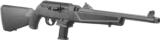 RUGER TACTICAL
Model PC
9-MM
CARBINE,
features interchangeable magazine wells,
Ruger and Glock magazines. NEW
IN
BOX - 19 of 24