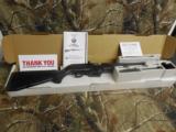 RUGER TACTICAL
Model PC
9-MM
CARBINE,
features interchangeable magazine wells,
Ruger and Glock magazines. NEW
IN
BOX - 1 of 24