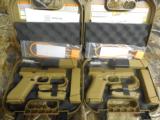 GLOCK
G-19X
GEN - 5,
TAN,
9-MM
3- MAGAZINES, 2-19 RD. MAGS & 1-17 RD. MAG. NIGHT SIGHTS, Finish Bronze Nitron,
HAVE
ONE
LEFT
AT
THIS
TIME - 2 of 26