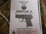 RUGER
LCP-II
WITH
VIRIDIAN
LASER,
380
ACP,
6
ROUND
MAGAZINE,
COMES
WITH
RUGER
HOLSTER,
FACTORY
NEW
IN
BOX - 15 of 21