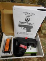 RUGER
LCP-II
WITH
VIRIDIAN
LASER,
380
ACP,
6
ROUND
MAGAZINE,
COMES
WITH
RUGER
HOLSTER,
FACTORY
NEW
IN
BOX - 1 of 21