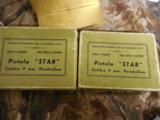 STAR, MODEL
BM,
9-MM,
2 - 8 ROUND
MAGAZINES,
VERY GOOD CONDITION,
WITH
ORIGINAL
BOX,
MANUAL, & CLEANING
ROD.
GOOD
COLLETTOR
&
SHOOTER - 14 of 20