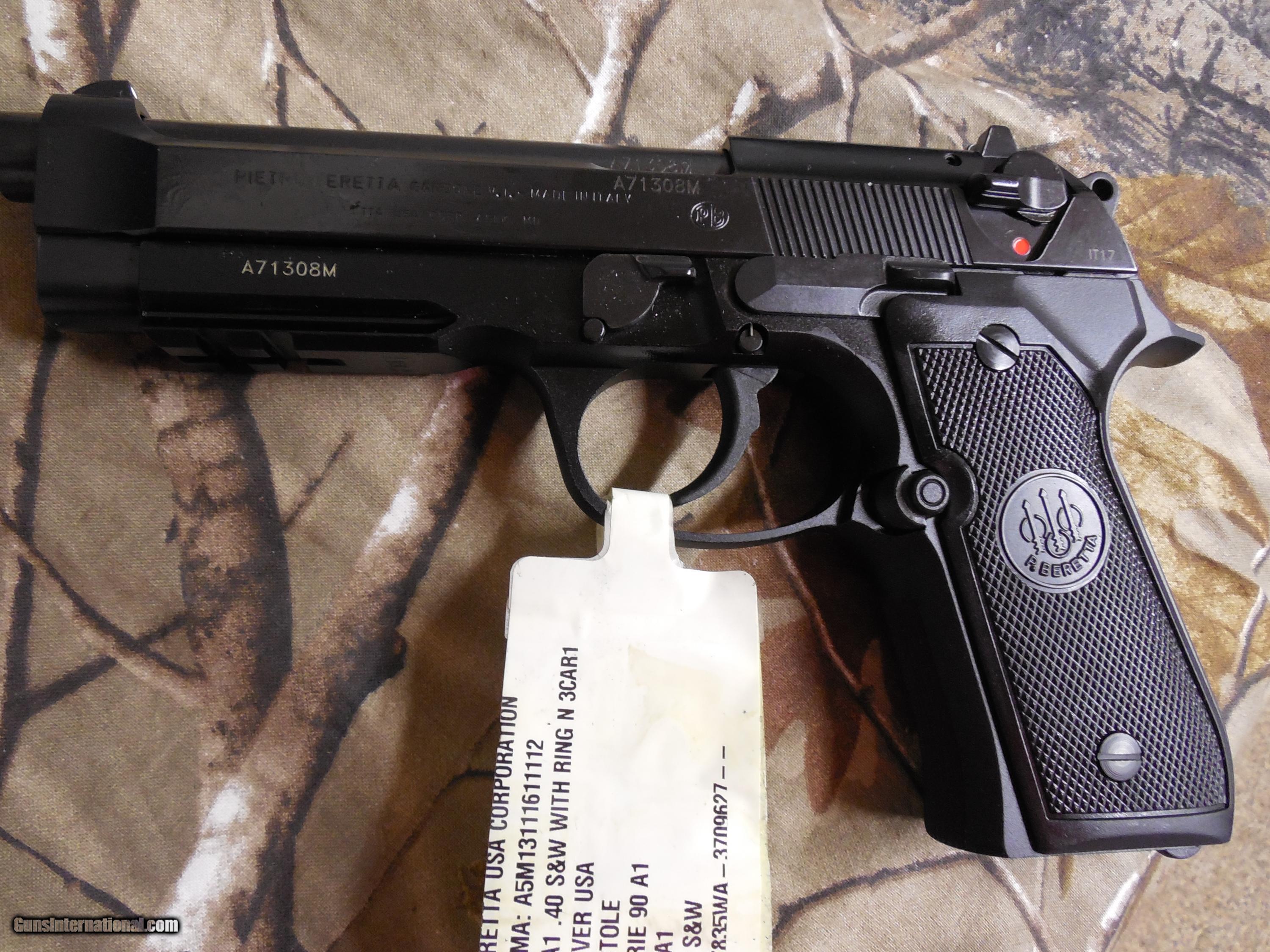 Beretta 96 A1, Usa, Single   Double 40 S& W, 4.9