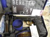 BERETTA
96 A1,
USA,
Single / Double 40
S& W,
4.9" BARREL, 3 -12+1 RD.
MAGAZINES, Black Synthetic Grip Black Bruniton
FACTORY NEW
IN
BOX - 2 of 25
