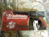 TRADITIONS
1873
REWHIDE
COMO
22 / 22 MAGNUM,
2 - 10
ROUND
CYLINDERS
INCLUDED,
5.5"
BARREL,
RED
WALNUT
GRIPS,
FACTORY
NEW
IN
BOX. - 1 of 19