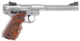 Ruger #40160 Mark IV Hunter, Single Action, 22 Long Rifle, (LR) 6.88" Barrel, 2 - 10+1 Laminate Wood Grip Stainless Steel
FACTORY
NEW - 2 of 2