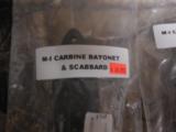 M1
CARBINE
BAYONETS,
WITH
SCABBARD,
GRADE
1
CONDITION,
VERY
GOOD
CONDITION, - 3 of 14