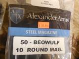 50
BEOWULF,
10
ROUND
MAGAZINE,
ALEXANDER
ARMS
STEEL
BODY,
ENHANCED
FOLLOWER,
IMPROVED
FLOORPLATE,
PROTECTIVE
COATING - 9 of 15