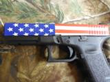 GLOCK
RED,
WHITE
&
BLUE,
CAN
DO
ALL GLOCK
SLIDES,
JUST
NEED
TO
SEND
TOP
SLIDE
ONLY,
- 2 of 13