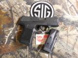 SIG / SAUERP365,3659BXR3Micro - Compact,Double, 9mm Luger, 3.1", 2-10+1flush fit and extended gripBlack Polymer Grip Black Stainless - 2 of 25