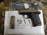 SPRINGFIELD
911,
380 ACP,
STAINLESS
STEEL,
7
SHOT,
2-
MAGAZINES,
NIGHT
SIGHTS,
2.7