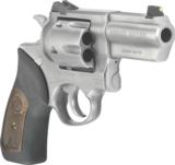 RUGER
REVOLVER
GP100,
S/S, 10-MM,
WILED
CLAPP.
STAINLESS
STEEL, 3" BARREL,
FIBER OPTIC
ADJUSTABLE
SIGHTS
FACTORY
NEW
IN
BOX - 18 of 24