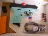 RUGER
EC9s,
TURQUOIES,
9-MM,
7 + 1 ROUND,
3.12 "
Ruger's
EC9s
Is Slim, lightweight and compact for personal protection, FACTORY
NEW - 2 of 21