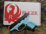 RUGER
EC9s,
TURQUOIES,
9-MM,
7 + 1 ROUND,
3.12 "
Ruger's
EC9s
Is Slim, lightweight and compact for personal protection, FACTORY
NEW - 4 of 21