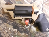 TAURUS
45-410
Public Defender,
TAN,
2"
BARREL,
5
ROUNDS,
SIGHTS: Front: Red Fiber Optic, Rear: Notched,
FACTORY
NEW
IN
BOX - 5 of 20